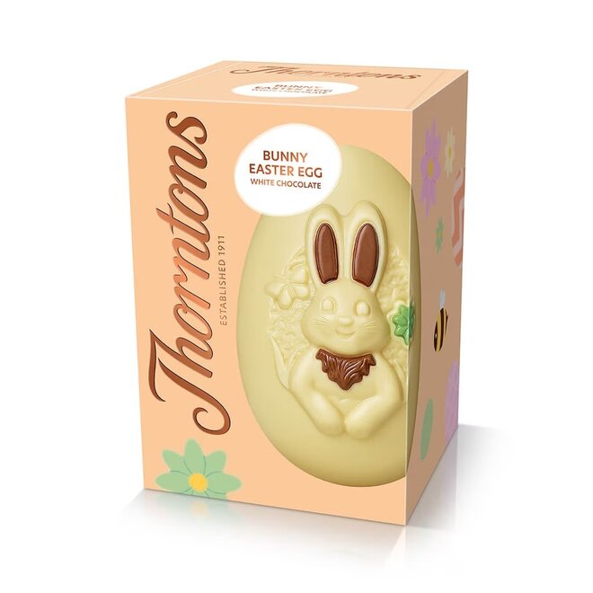 Thorntons White Chocolate Bunny Egg 151g