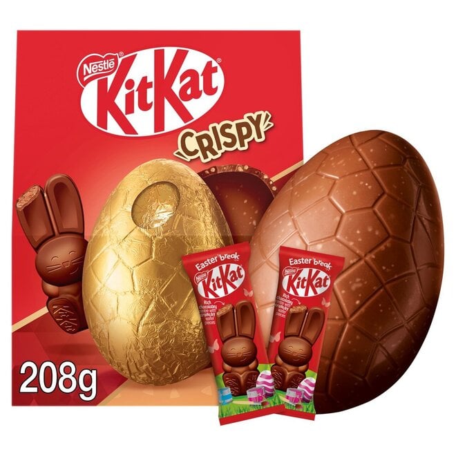 KitKat Crispy Bunny Milk Giant Egg 208g