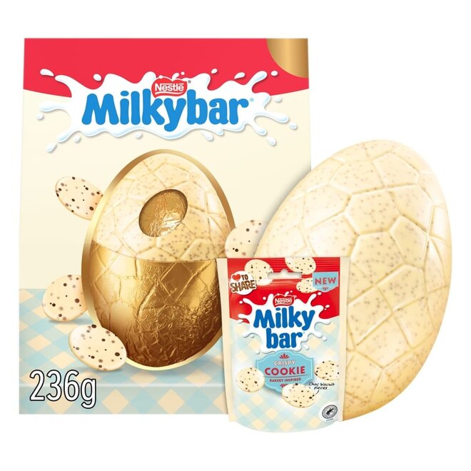 Milkybar Crispy Cookie Giant Egg 236g