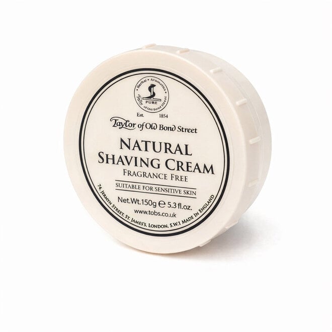 Taylor of Old Bond Street Natural Shaving Cream Bowl 150g