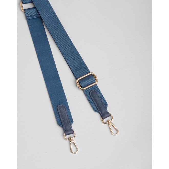 Slate Blue Leather Tab Strap