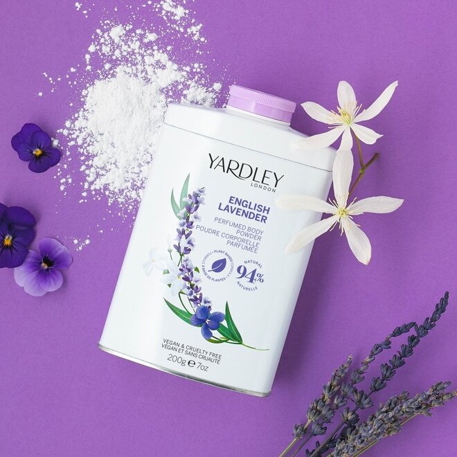 English Lavender Perfumed Talc