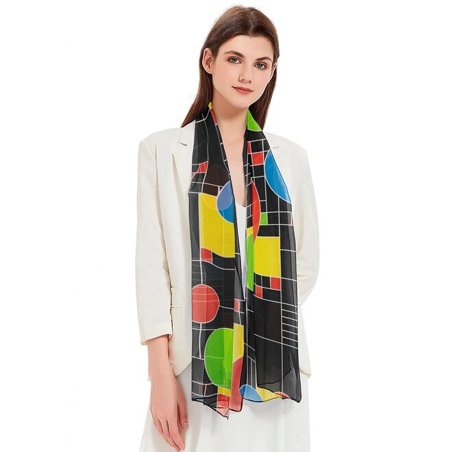 Frank Lloyd Wright "Coonley Playhouse" Sheer Scarf