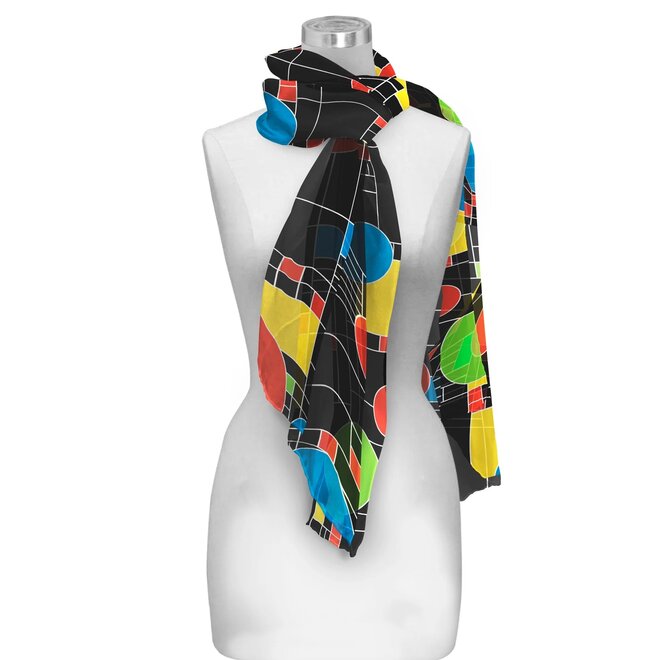 Frank Lloyd Wright "Coonley Playhouse" Sheer Scarf