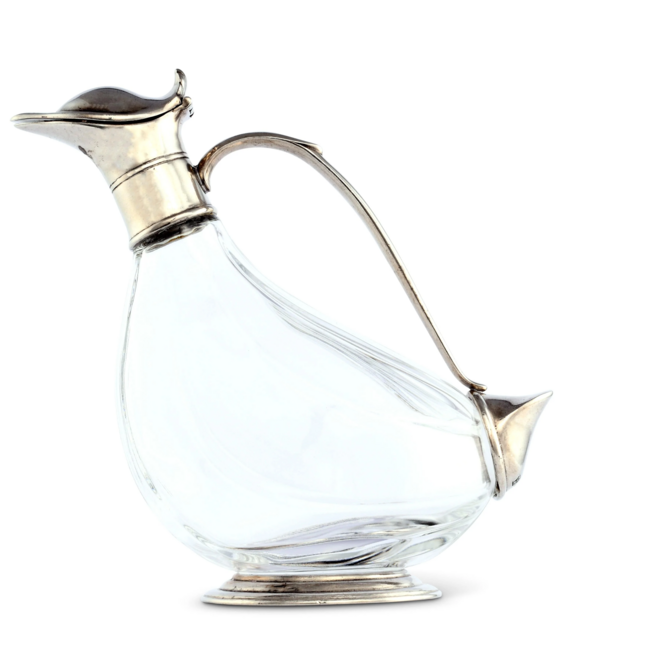 Pewter Duck Wine Decanter