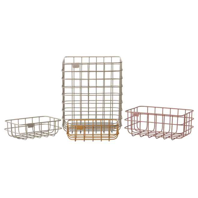 Metal Basket Set, 4 Pieces