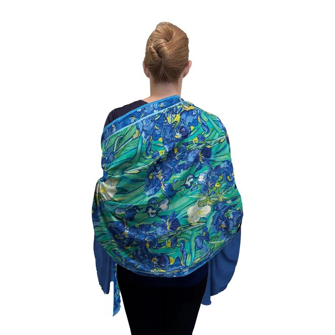 Vincent van Gogh "Irises" Shawl
