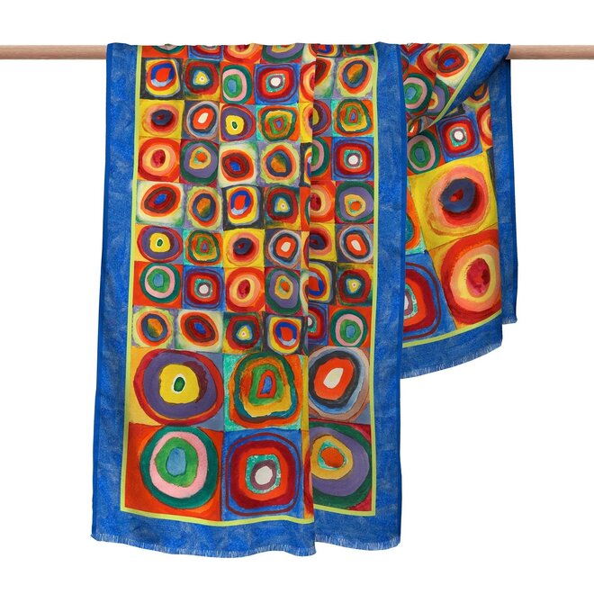 Wassily Kandinsky "Squares with Concentric Circles" Shawl