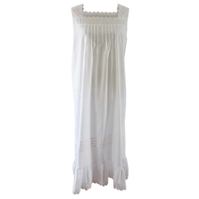 Eva Sleeveless Square Neck Nightgown