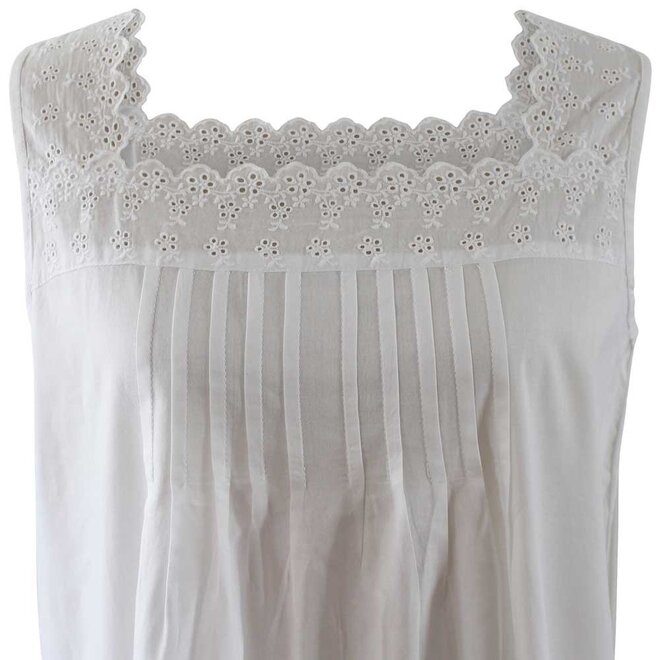 Eva Sleeveless Square Neck Nightgown