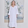 Eloise V-Neck 3/4-Sleeve Nightgown With Lilac Embroidery
