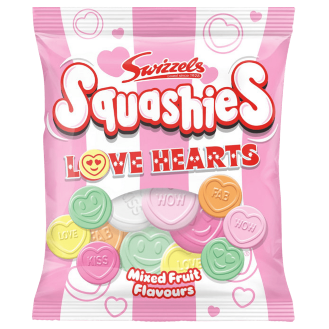 Swizzels Love Hearts Squashies