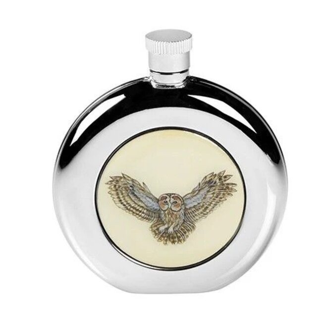 Owl Round Flask