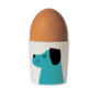 Happiness Egg Cup (Turquoise Dog)