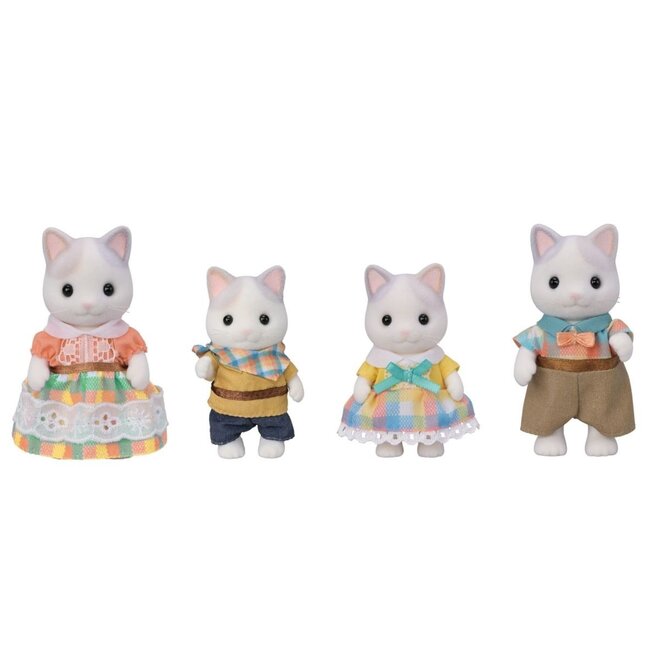Calico Critters Latte Cat Family