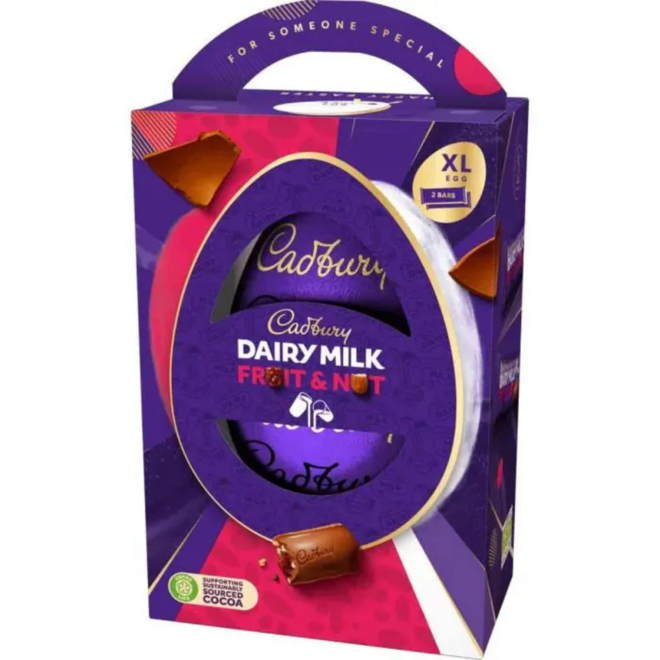 Cadbury Dairy Milk Fruit & Nut Gesture Egg 273g