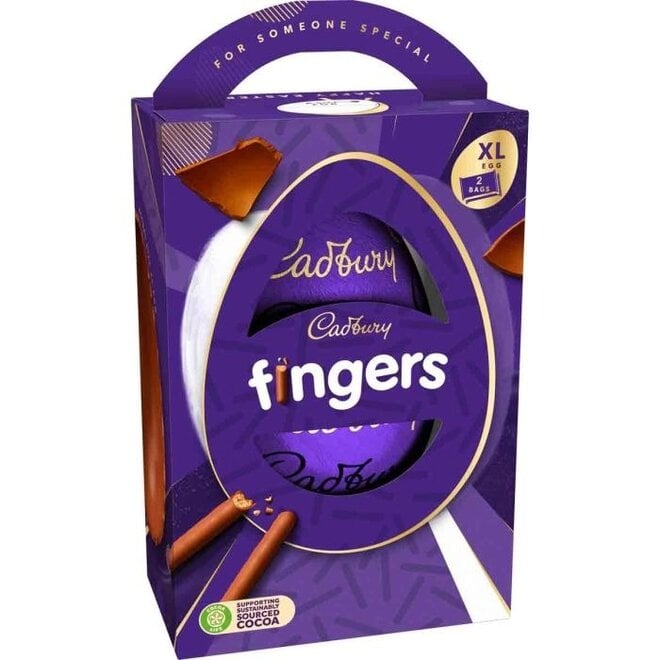 Cadbury Dairy Milk Fingers Gesture Egg 213g