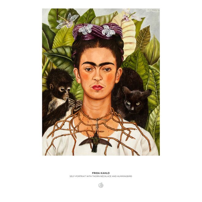 Frida Kahlo: Self-Portrait With Thorn Necklace and Hummingbird 1000-Piece Puzzle