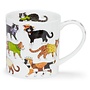 Orkney Cool Cats Green Mug
