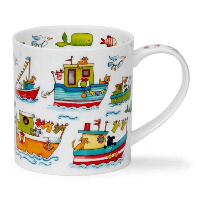 Orkney Sail Away Fish Boat Mug