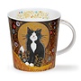 Cairngorm Celestial Cats Black & White Mug
