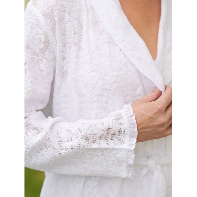 Beloved Lace White Dressing Gown