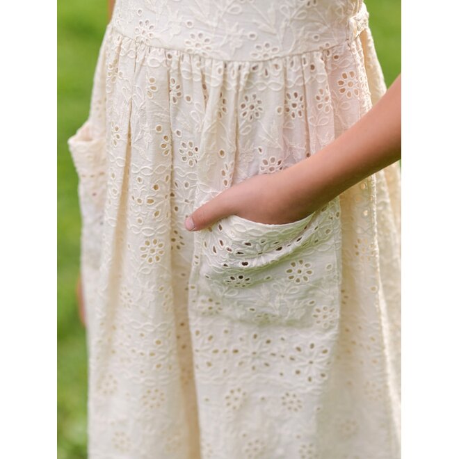 Garden Tour Kids Ecru Dress