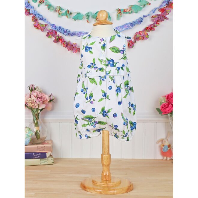 Blueberry Blue White Baby Bubble