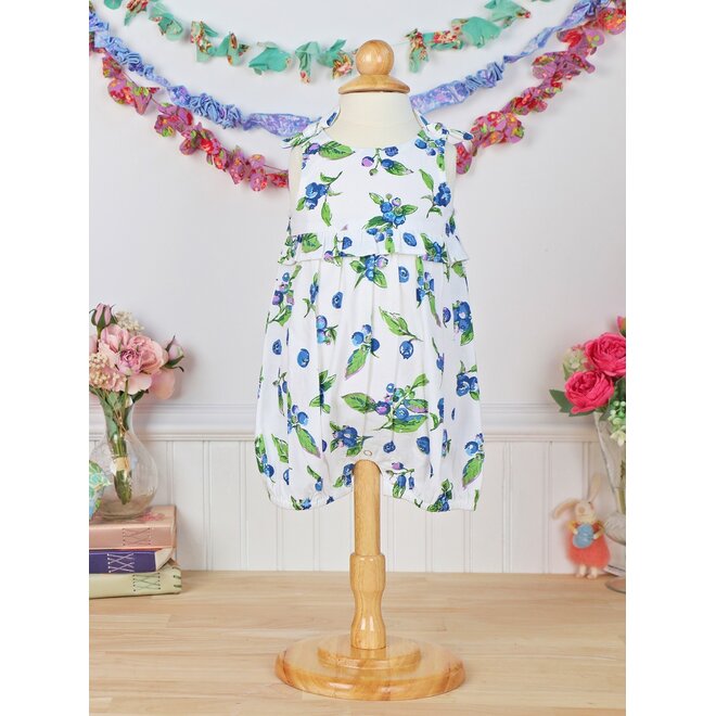 Blueberry Blue White Baby Bubble