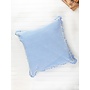 Cottage Gingham Blue Cushion