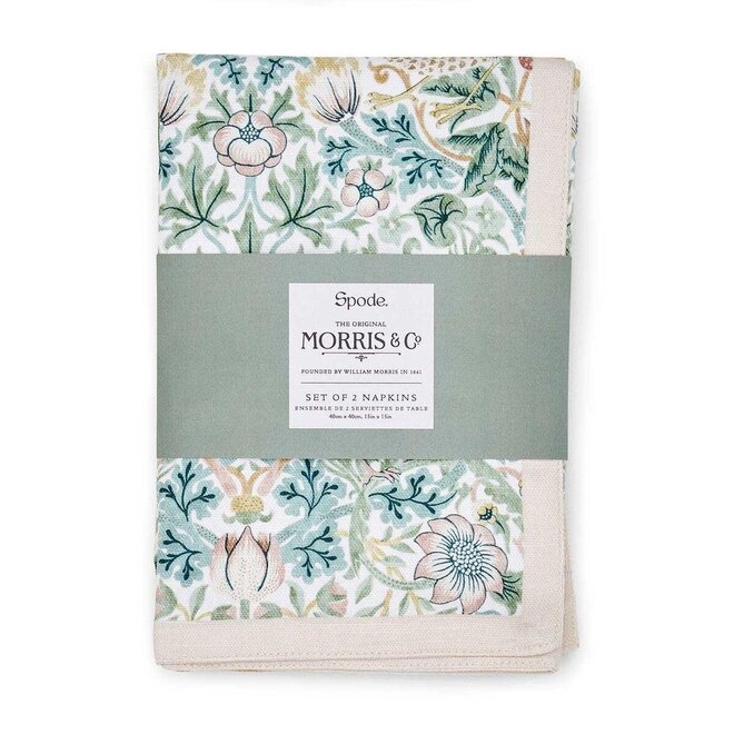 Morris & Co. Strawberry Thief Cotton Napkin Set