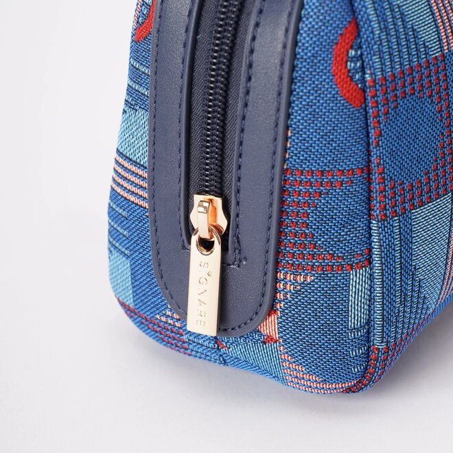 TfL Piccadilly Moquette Mind the Gap Beauty Bag