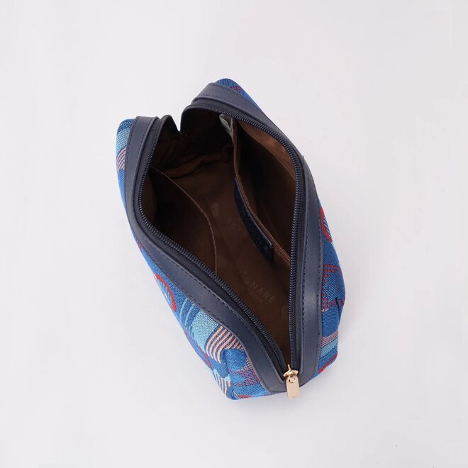 TfL Piccadilly Moquette Mind the Gap Beauty Bag