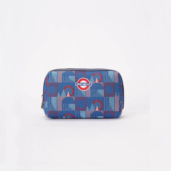TfL Piccadilly Moquette Mind the Gap Beauty Bag
