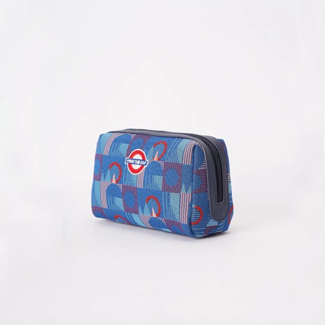 TfL Piccadilly Moquette Mind the Gap Beauty Bag