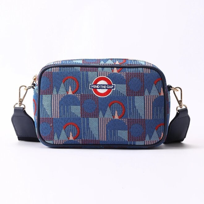 Transport for London Piccadilly Moquette Mind the Gap Camera Crossbody Bag