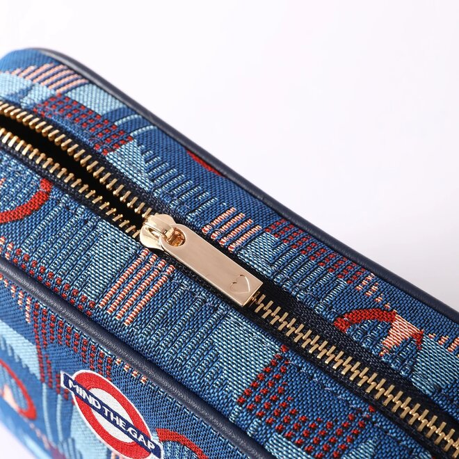 Transport for London Piccadilly Moquette Mind the Gap Camera Crossbody Bag