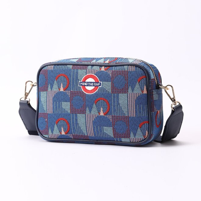 Transport for London Piccadilly Moquette Mind the Gap Camera Crossbody Bag