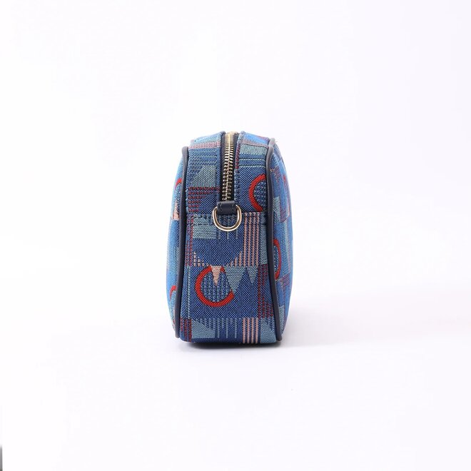 Transport for London Piccadilly Moquette Mind the Gap Camera Crossbody Bag