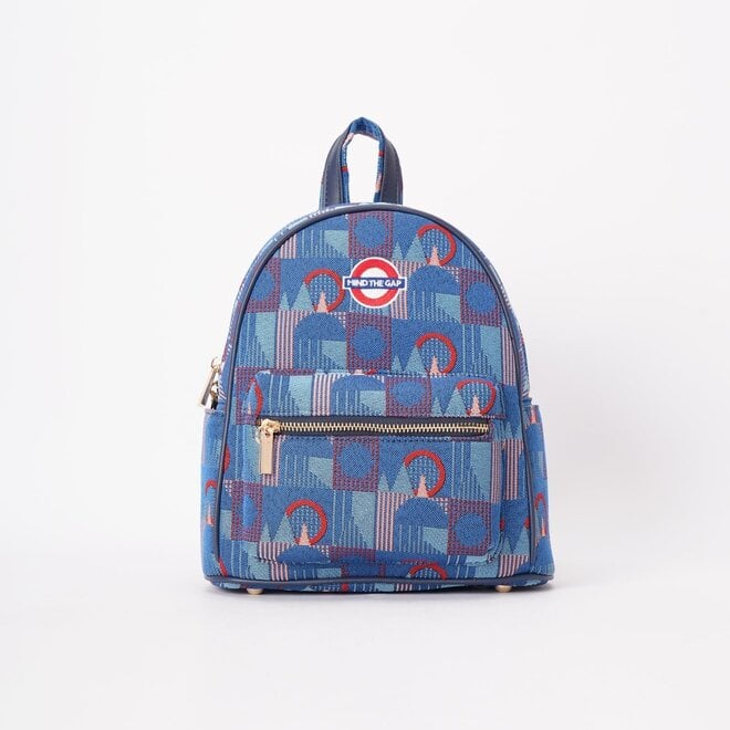 Transport for London Piccadilly Moquette Mind the Gap Small Rucksack
