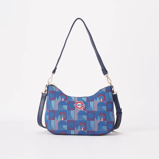 TfL Piccadilly Moquette Mind the Gap Moon Handbag