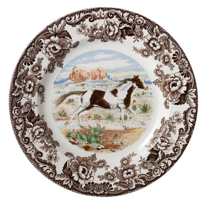 Woodland Salad Plate (Paint Horse)