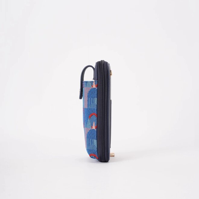 TfL Piccadilly Moquette Mind the Gap Phone Bag