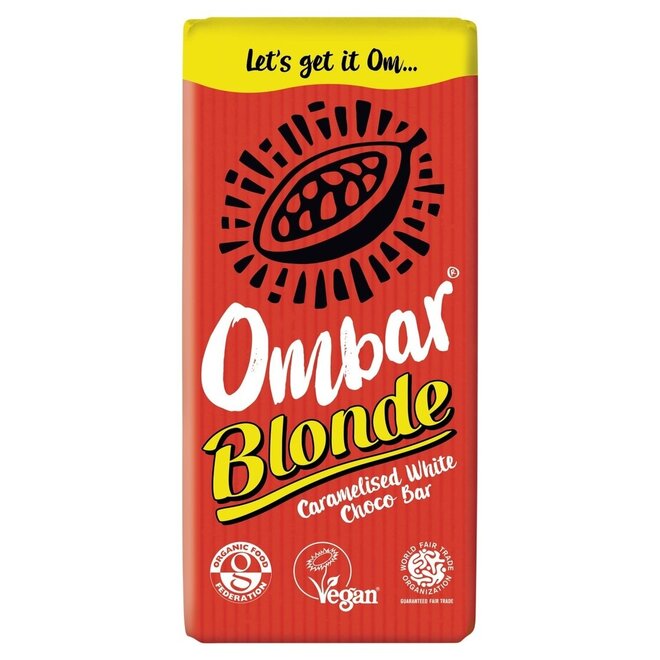 Ombar Blonde Caramelised White Choco Bar