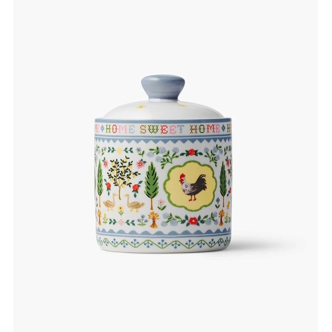 Home Sweet Home Porcelain Canister