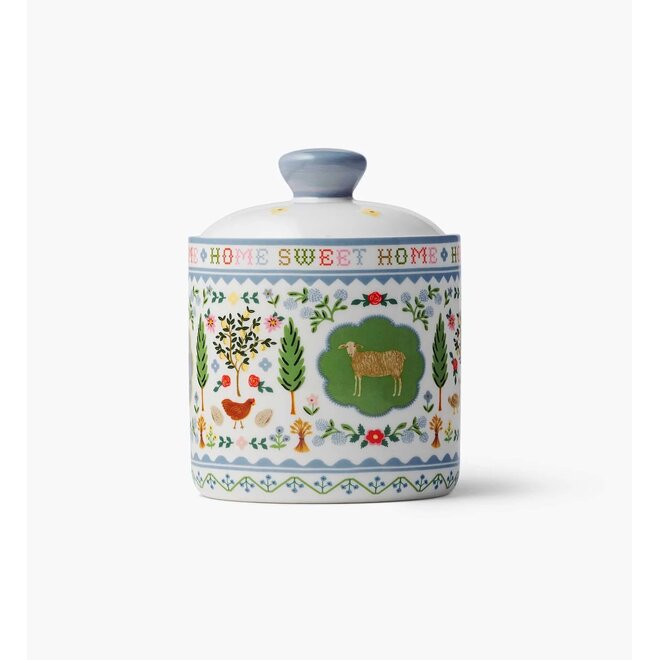 Home Sweet Home Porcelain Canister