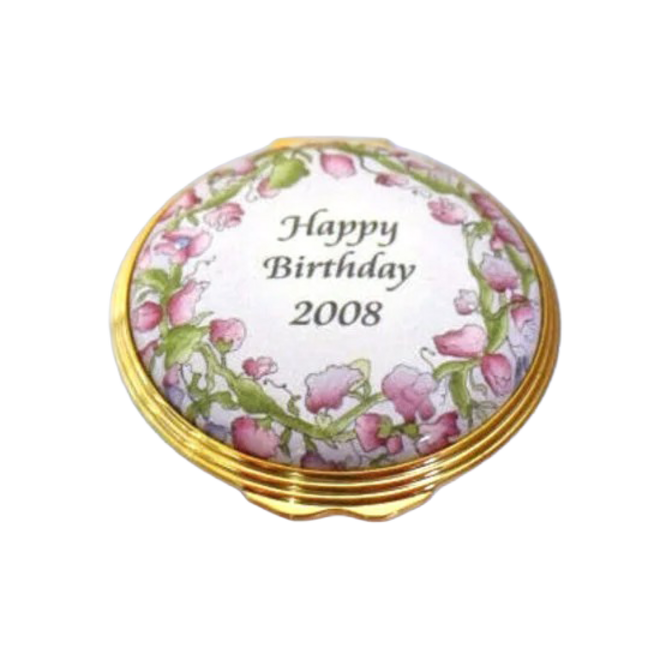 Happy Birthday 2008 Trinket Box