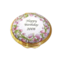 Happy Birthday 2008 Enamel Trinket Box