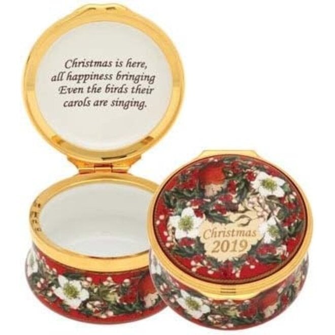 Christmas 2019 Enamel Trinket Box