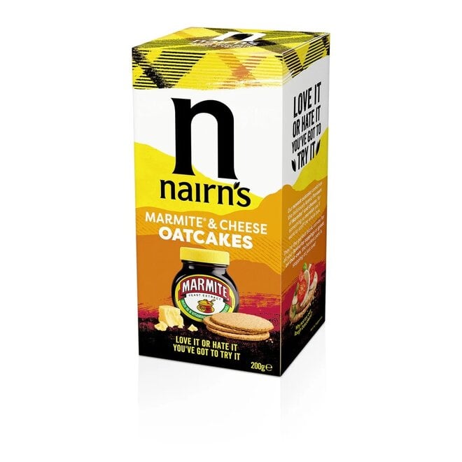 Nairn's Marmite & Cheese Oatcakes